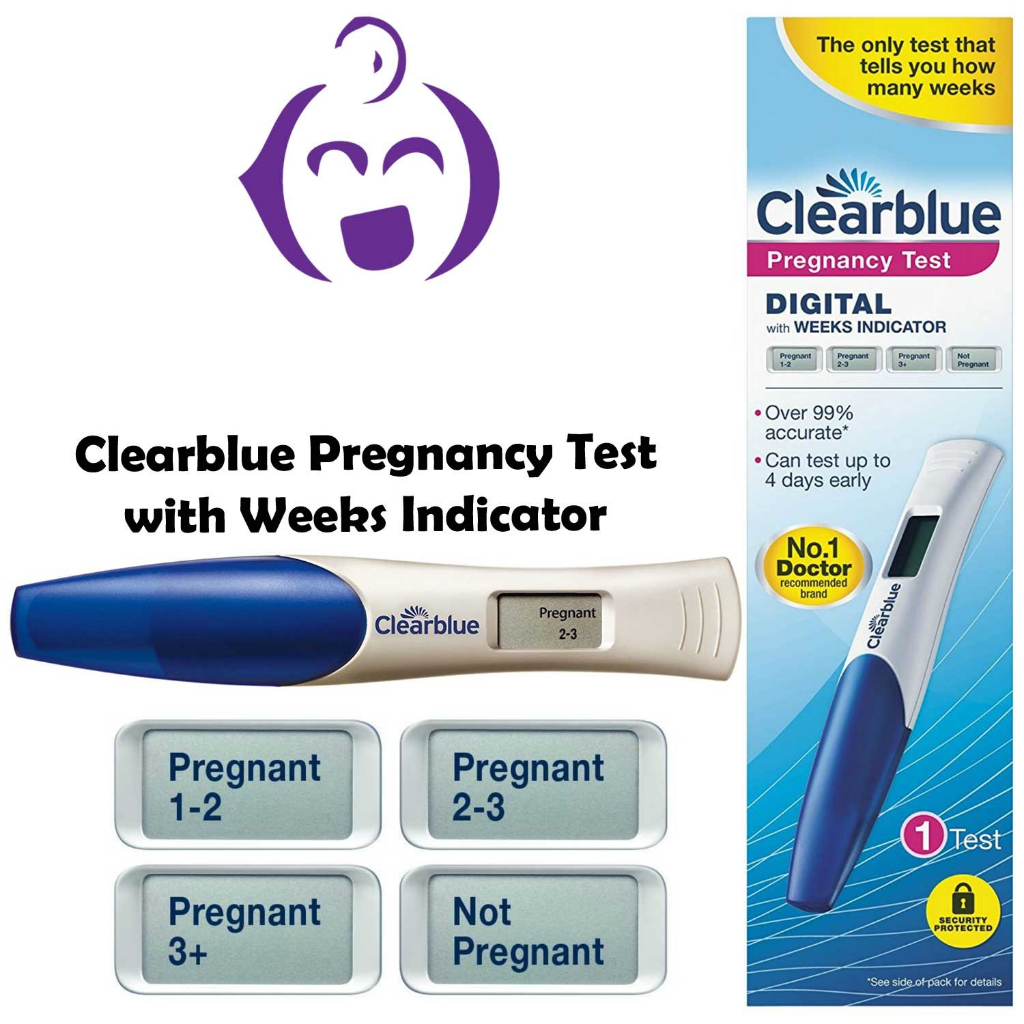 Clearblue Digital Pregnancy Test with Weeks Indicator, How Many Week testPack