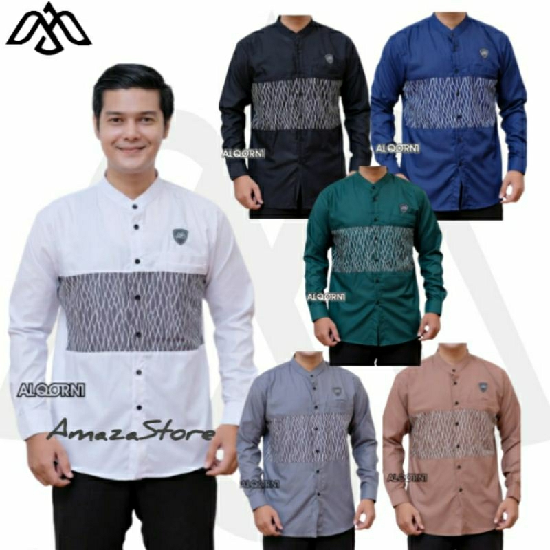 KOKO HADROH MOTIF NAKULA TERLARIS UNTUK PRIA DEWASA DAN REMAJA LENGAN PANJANG