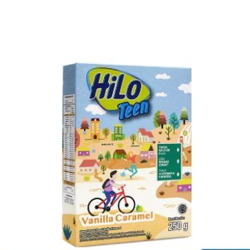 

Hilo Teen Susu Bubuk Hi-Calcium Vanila caramel 250gr