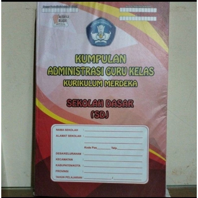 

buku kumpulan ADM Guru SD kurmer bonus Daftar hadir siswa kurikulum merdeka