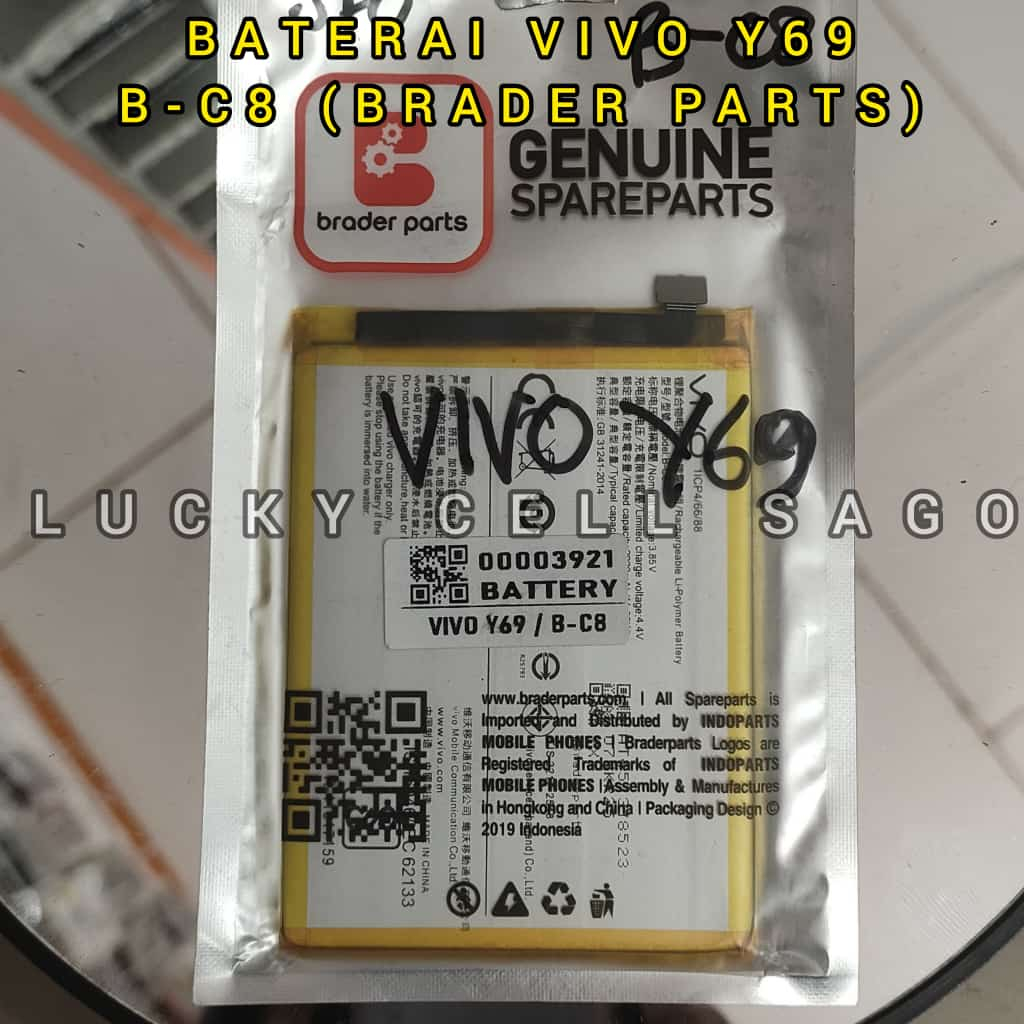 BATERAI VIVO Y69 / B-C8 / BRADER PARTS / ORI 100%