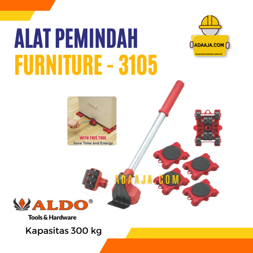 Alat Pemindah Furniture Roda Pengangkat Penggeser Barang Berat - Aldo
