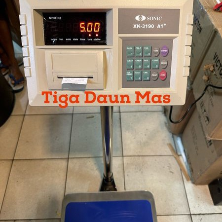 Timbangan Lantai Digital Print Sonic A1p 150 Kg 200 Kg