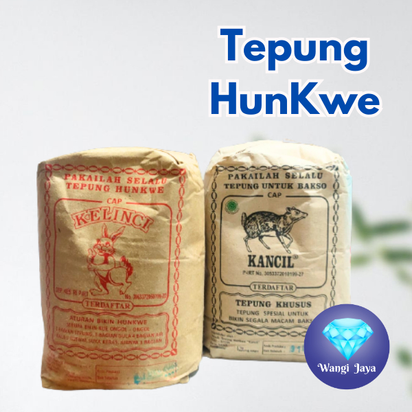 

BANYAK DICARI!!! TEPUNG HUNKWE / TEPUNG BAKSO KANCIL 1 KG