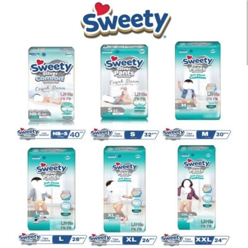 pampers sweety silver pants murah