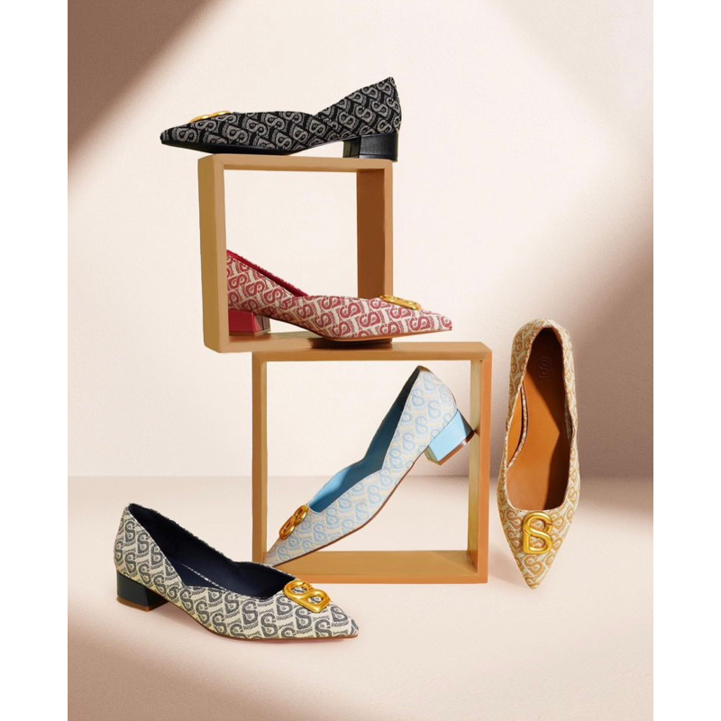 Alma Jacquard Shoes Heels Black Buttonscarves Bslady Bs Store