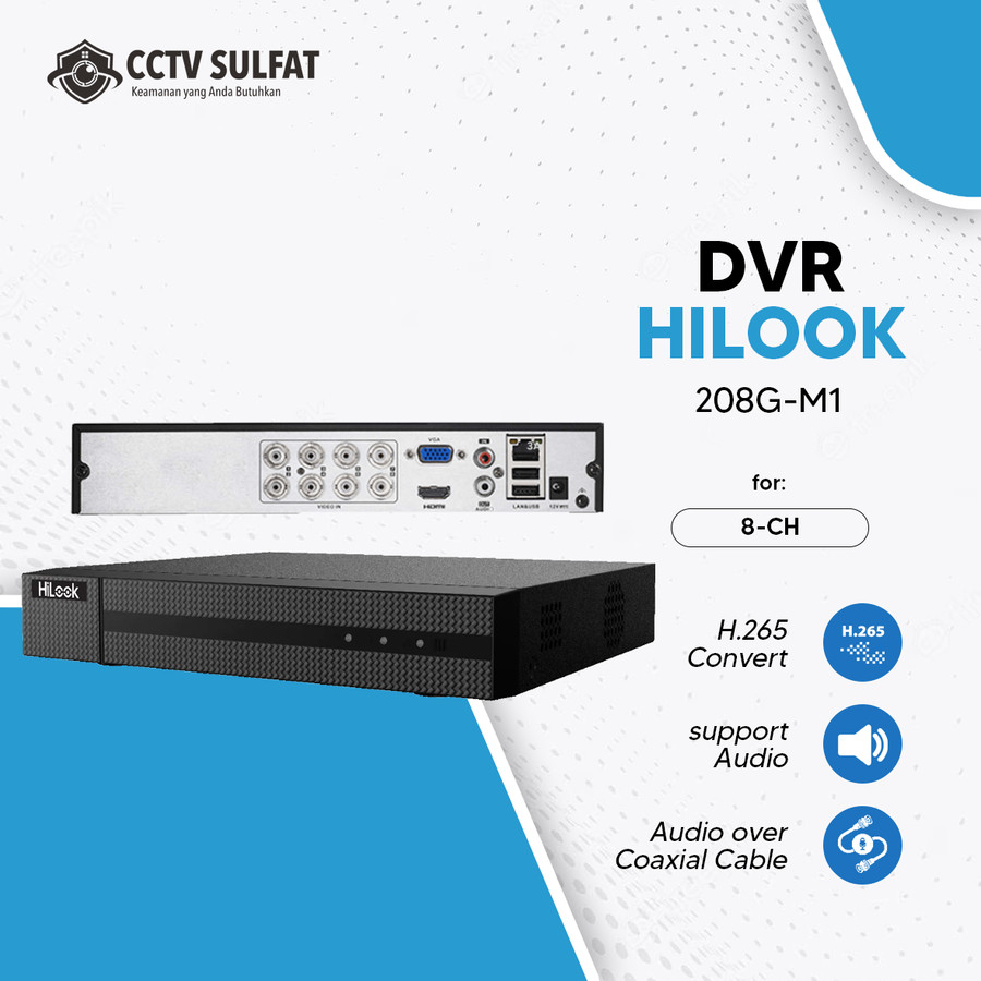 DVR-208G-M1 - HILOOK DVR 8CH
