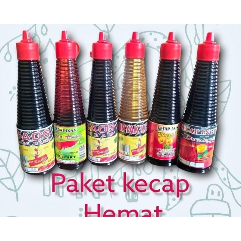 

paket komplit kecap nasi goreng 6 botol