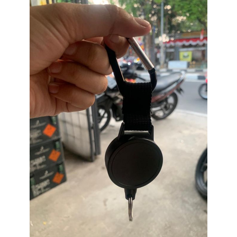 LANYARD SLING TACTICAL | Tali Pistol | Retactable Keychain Carabiner