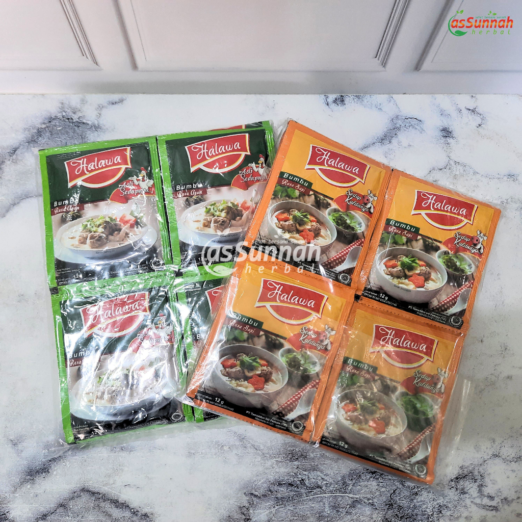 

Halawa Bumbu Serbaguna kaya probiotik isi 12 pcs
