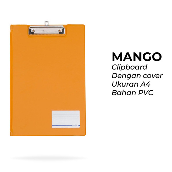 

Bantex Clipboard Papan Jalan A4 Model Cover Penutup Mango