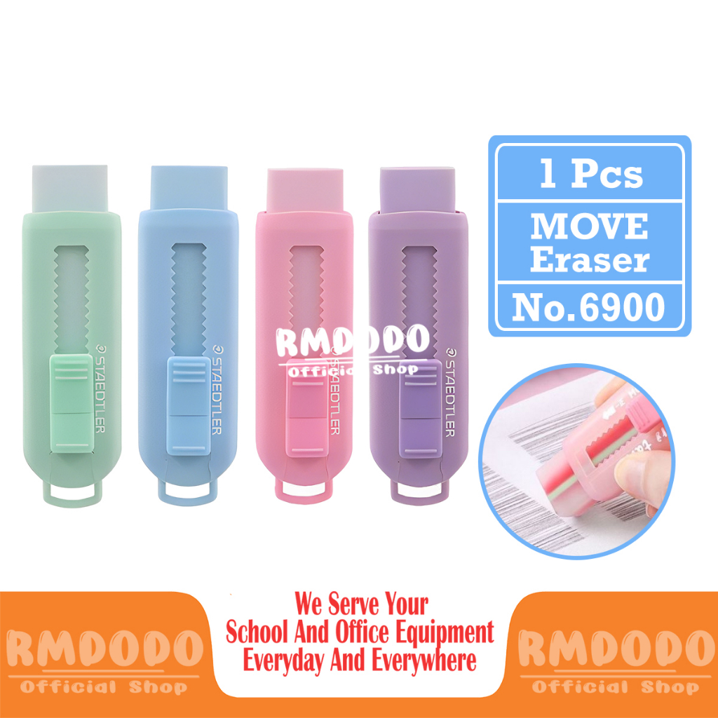 

Rmdodo - Penghapus Pensil Free Refill Murah Satuan [1 Pcs Penghapus] / Hapusan Besar / Move Eraser No.6900