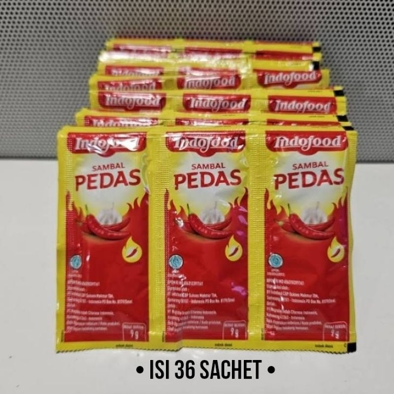 

INDOFOOD SAMBAL PEDAS SACHET isi 36pcs