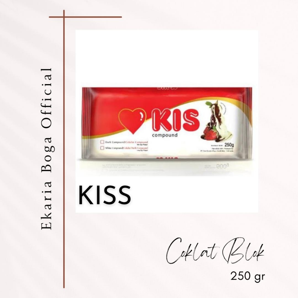 

COKELAT | COKLAT BATANG / BLOK / KEMASAN | KIS COMPOUND | COKLAT BLOK KISS 250GR