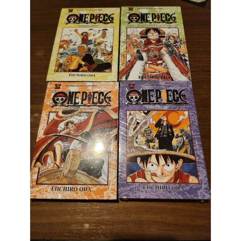 Komik One Piece set vol 1-4 segel ori