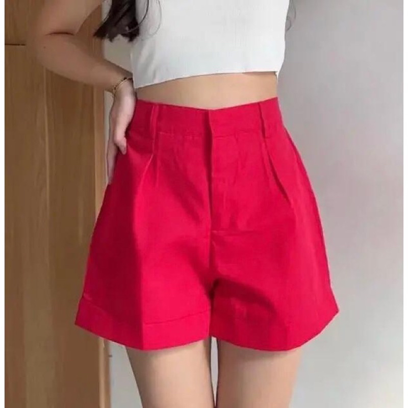Hotpants Fuschia Wanita Terbaru Short Pants Korea Celana Pendek