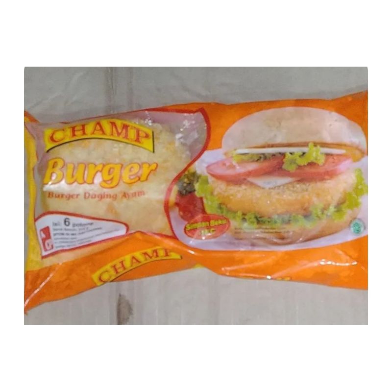

burger champ isi 6 pcs