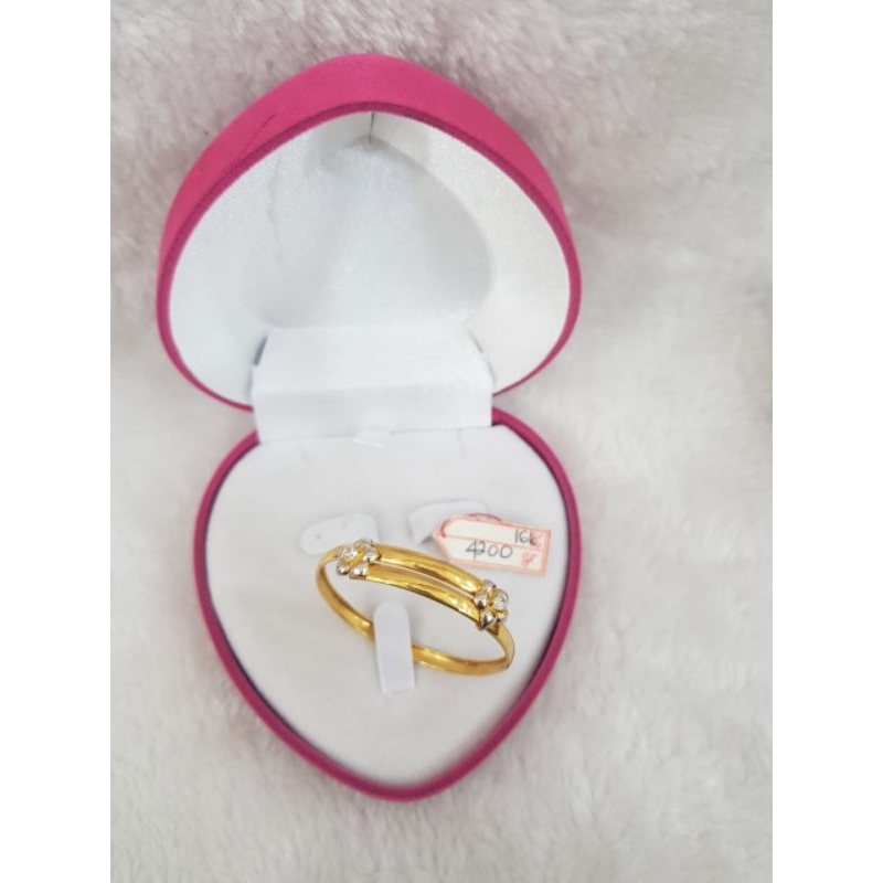 GL2281H205H Gelang anak ongsrot model bunga kombinasi emas putih berat 4.200 kadar 70% 16k