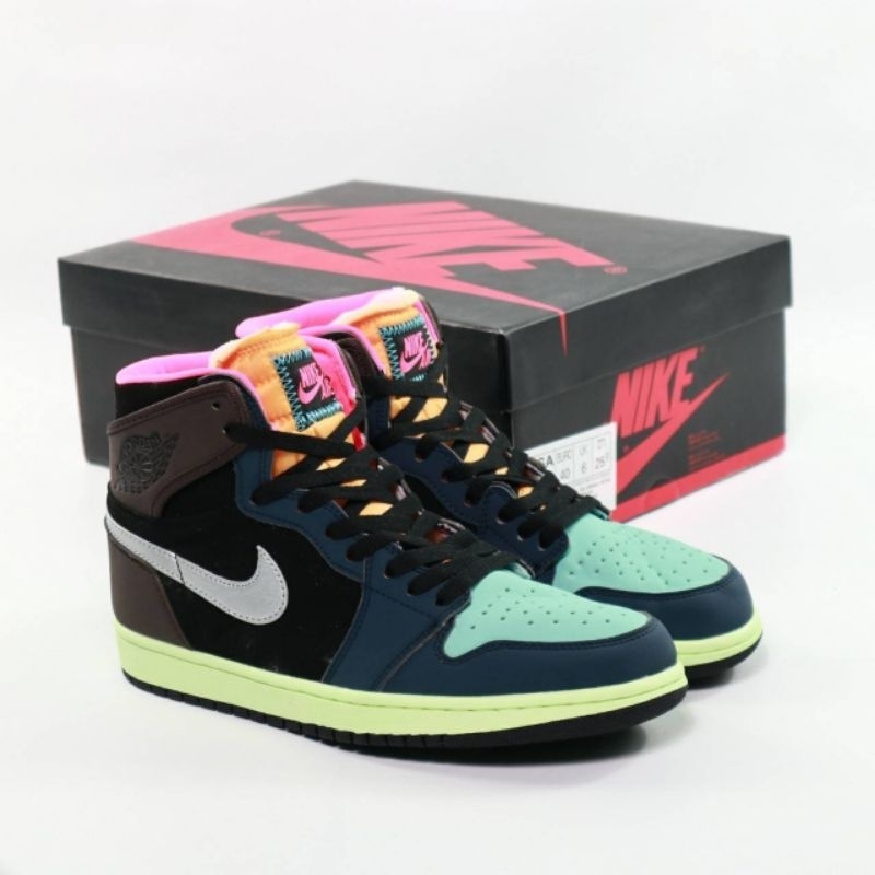 SEPATU SNEAKER ORIGINAL PRIA WANITA NIKE AIR JORDAN 1 RETRO HIGH OG CAMELEON SHADOW