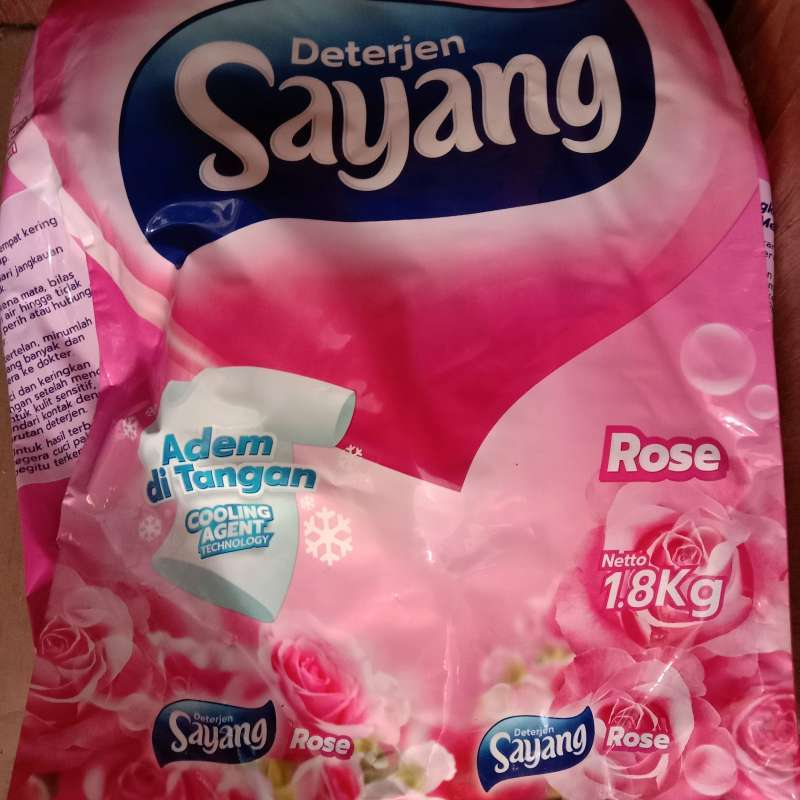 detergent bubuk sayang 1,8kg/wangi bersih (PROMO)