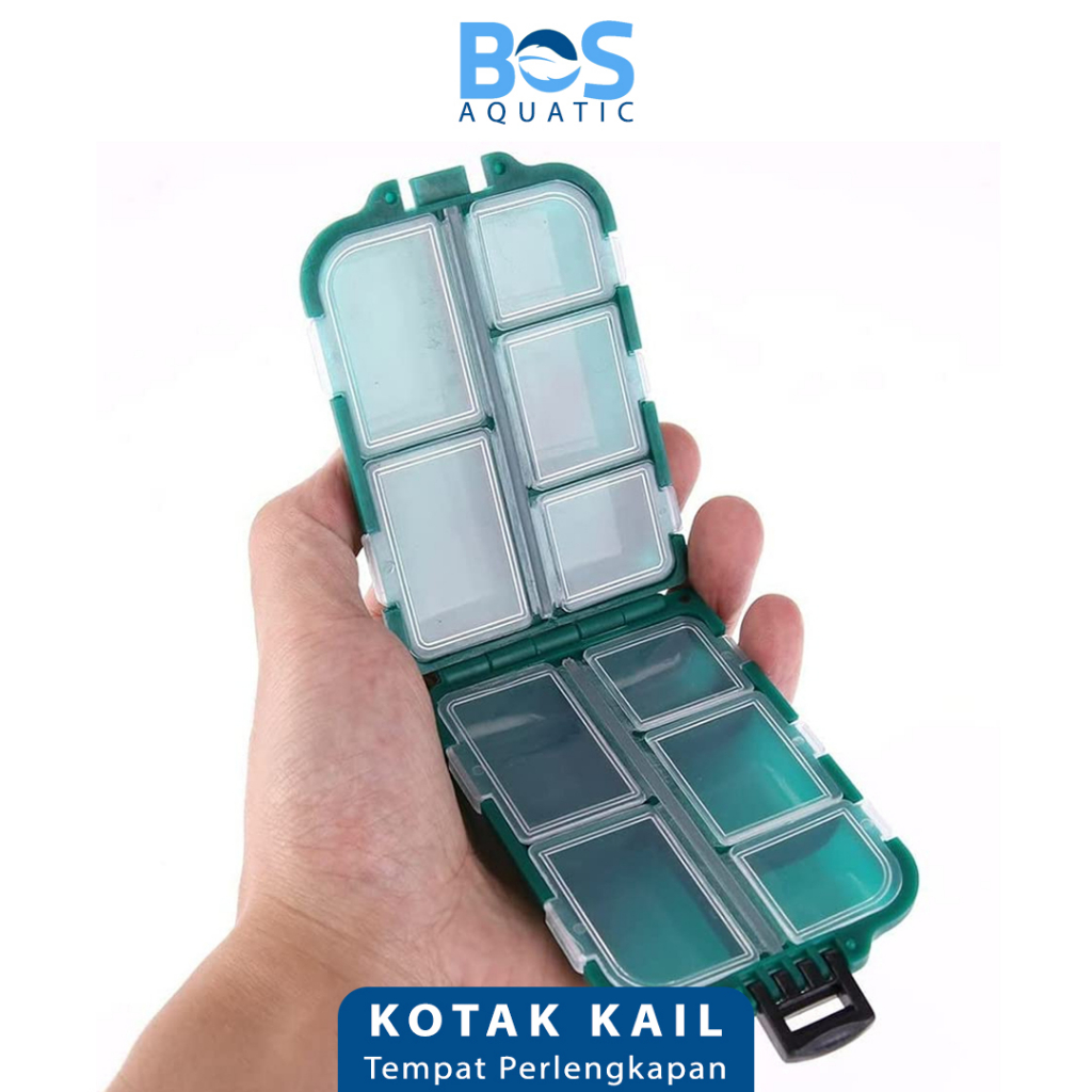 Box Tackle Pancing Kotak Kail Mini / Kotak Kail Pancing