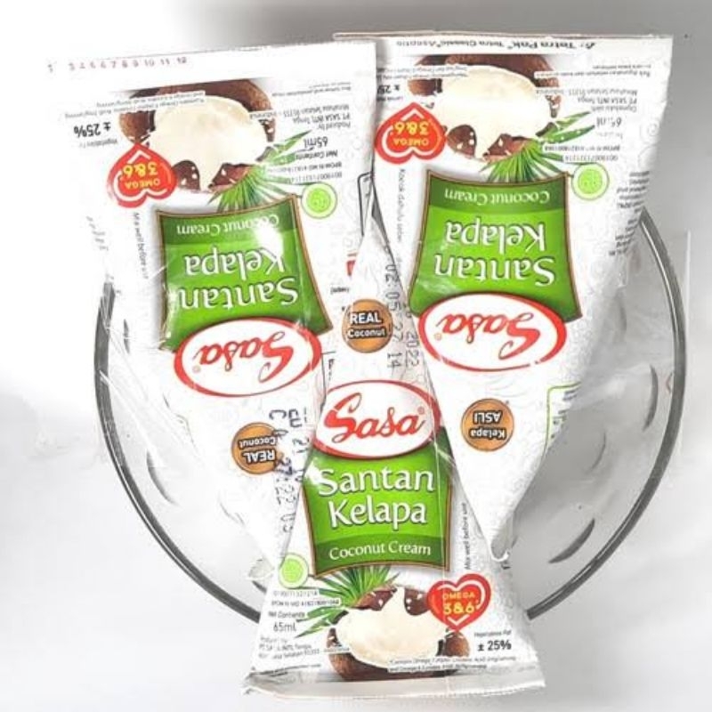 

Sasa Santan Pack 3 Sachet Free Mangkok