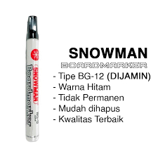 

SPIDOL SNOWMAN WHITEBOARD BG-12