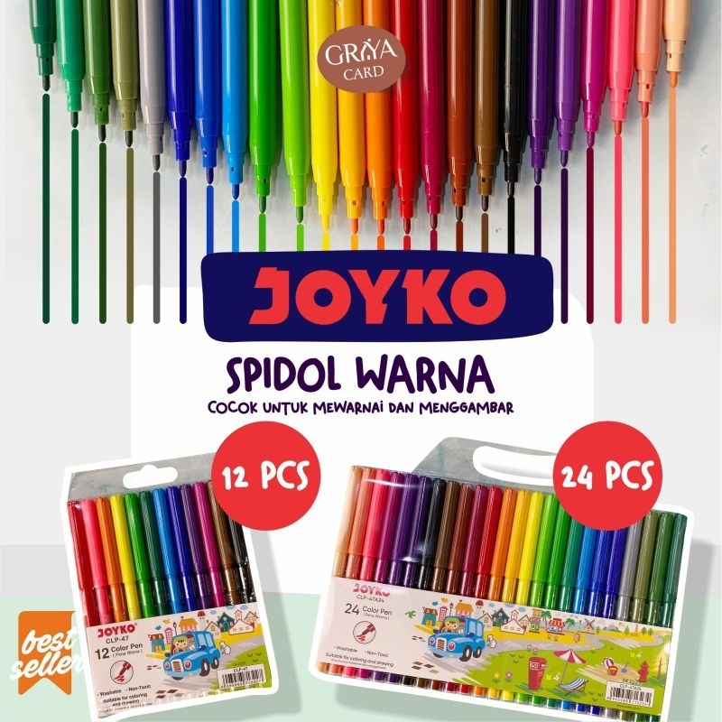 

SPIDOL WARNA / SPIDOL JOYKO / COLOUR BRUSH PEN