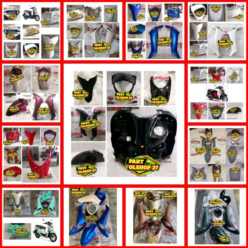 FULL BODY HALUS DEPAN FINO FI FINO 125 ASLI ORIGINAL YAMAHA