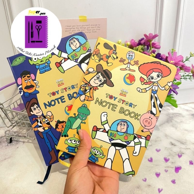 

BUKU CATATAN TOOY STORRY WOODY AND FAMILY B5 HARDCOVER TERMURAH COD LUCU IMUT KADO UNIK NOTEBOOK