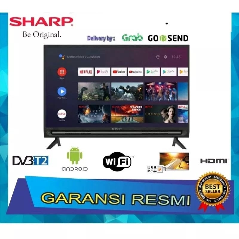 TV LED SHARP 32 INCH ANDROID TV