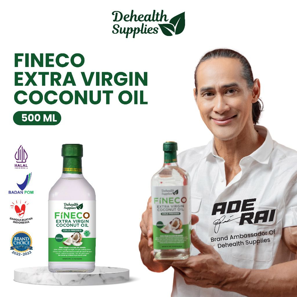 

Fineco Dehealth Supplies 500ML Extra Minyak Virgin Coconut Oil EVCO Kelapa VCO Murni Original Healthy Food