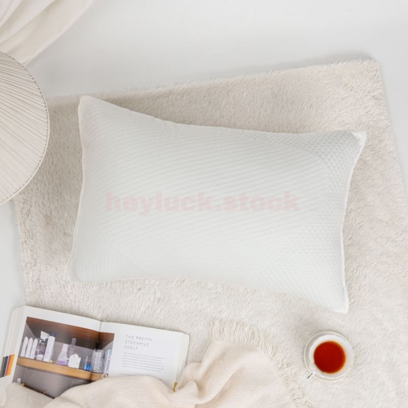 (1 pcs) BANTAL GULING HOTEL KNIT PREMIUM FULL MEMORY FOAM ANTI KEMPES BANTAL DEWASA heyluck.stock rudi.collection