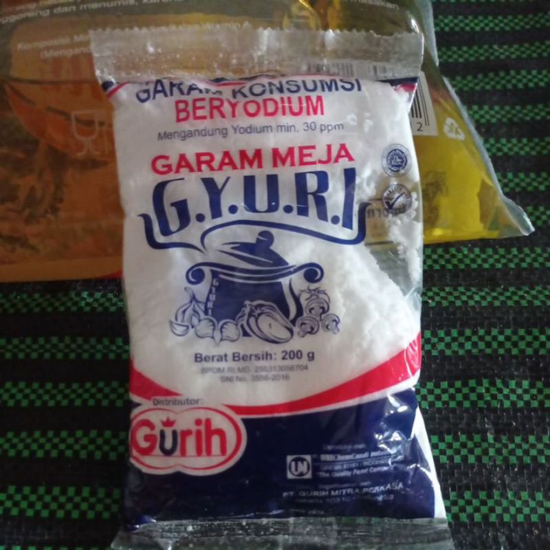 

Garam meja G.Y.U.R.I 200g