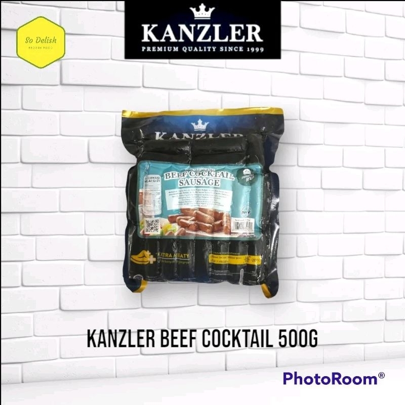 

kanzler sosis beef cocktail 500g