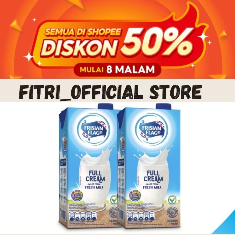 

Susu FRisian Flag Fullcream 946ml