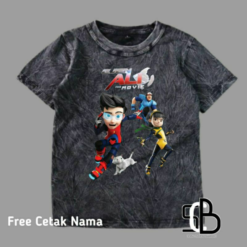 Ejen Ali Kaos Anak Ejen Ali Katun Washed