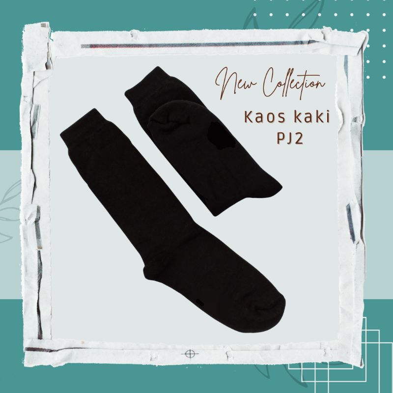 Kaos kaki panjang hitam tebal