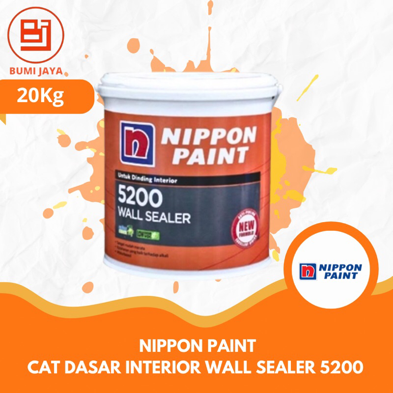 Cat Alkali Nippon Paint Interior 20 kg nippon paint 5200 wall sealer