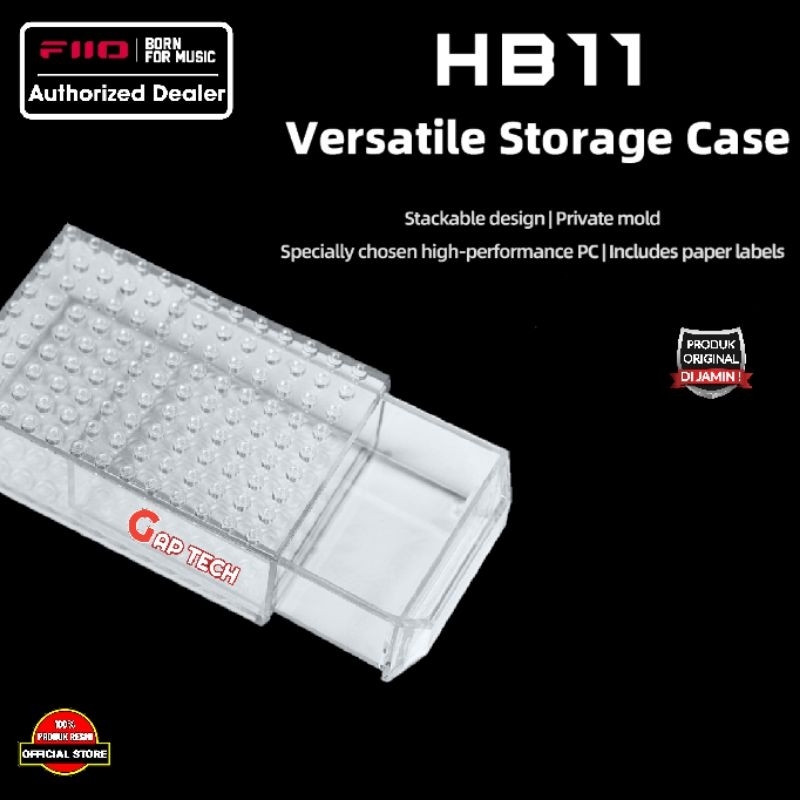 Fiio HB11 / HB 11 Versatile Storage Case for Headphone/ USB / Cable Protection Box Original