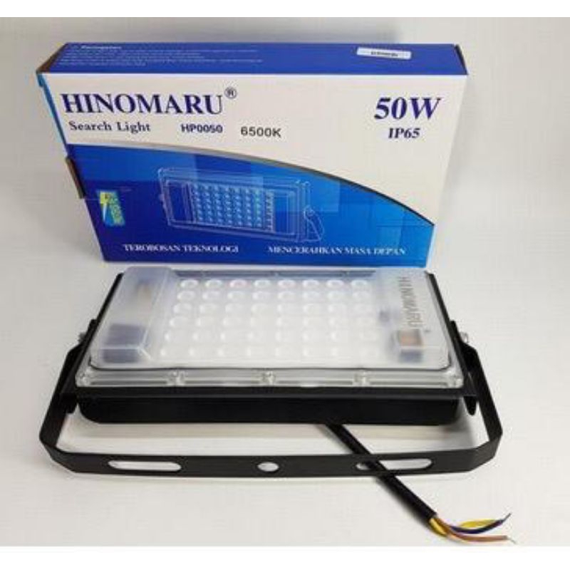 HINOMARU Lampu Kap Sorot LED 50W Putuh Kuning / Flood Light 50 Watt Daylight Warm White HINOMARU