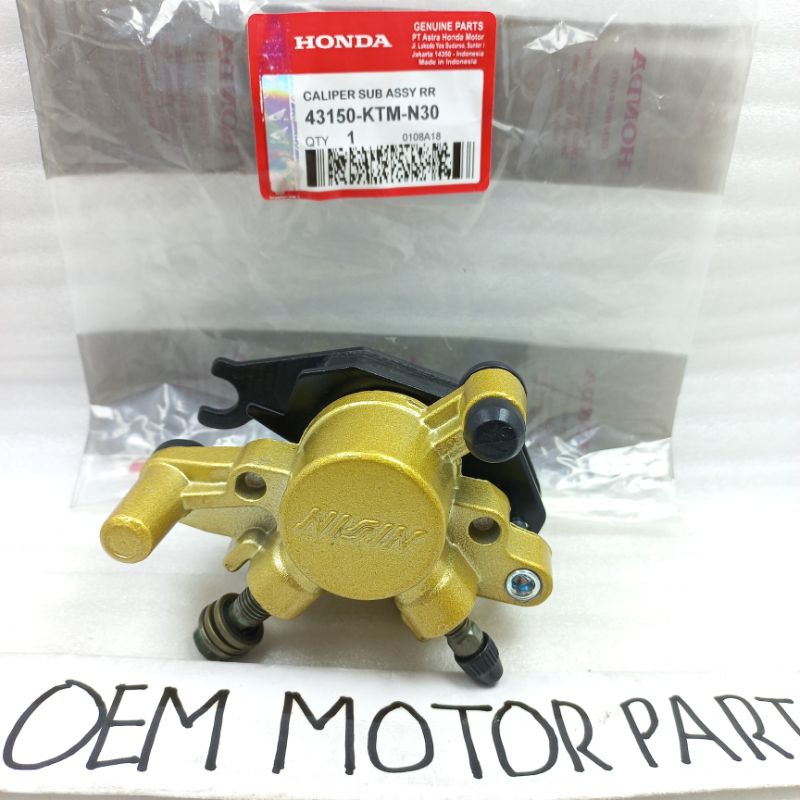 KEPALA BABI KALIPER BAWAH BELAKANG NISSIN SUPRA X SUPRA X 125 SUPRA FIT NEW REVO ABSOLUTE NISSIN
