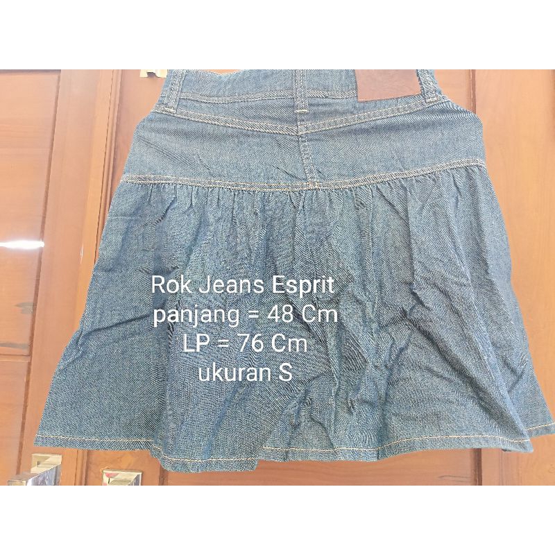 Rok Jeans Esprit Biru