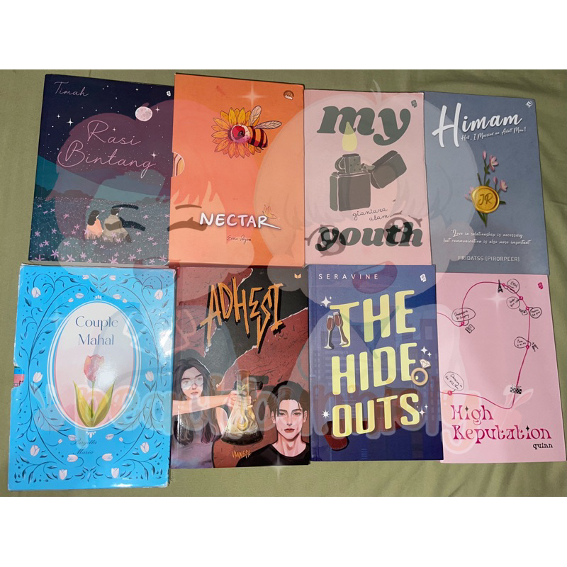 [Ready] Preloved Buku Novel Adaptasi AU Wattpad NCT Member Rasi bintang nectar my youth himam couple