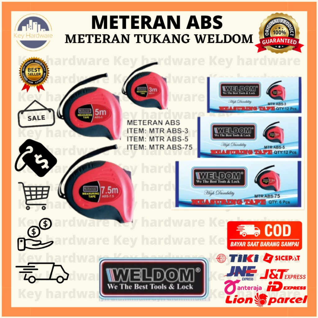 METERAN ROLL ABS 7,5M / METERAN ORANGE