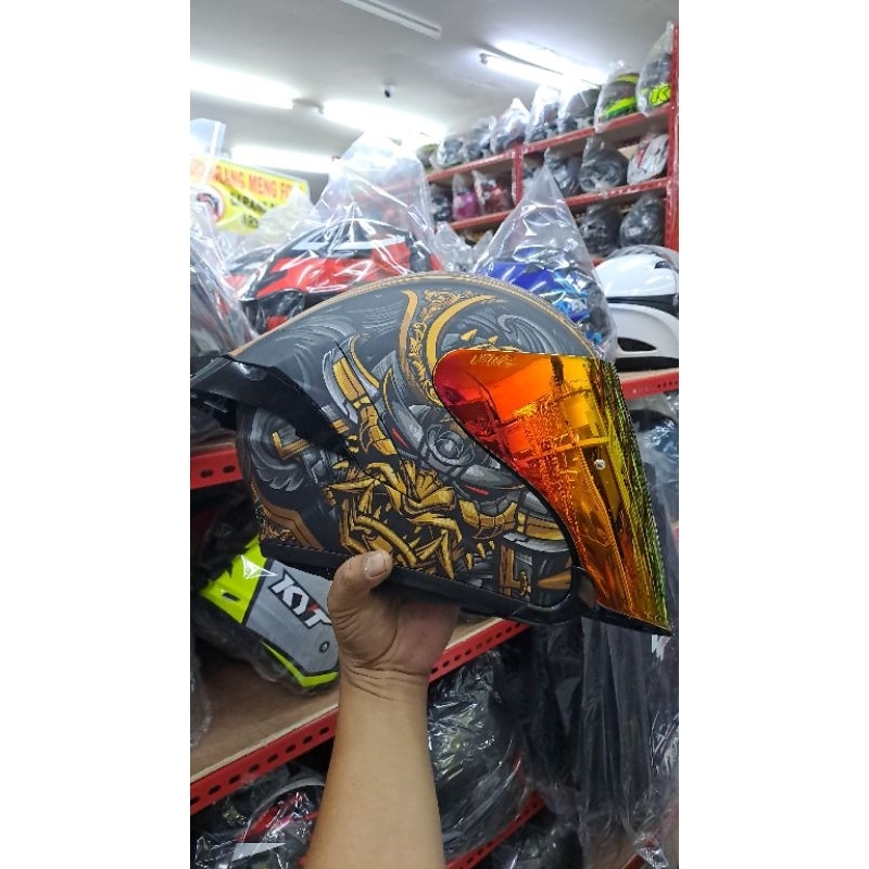 HELM NJS KAIROZ SAMURAI PAKET GANTENG
