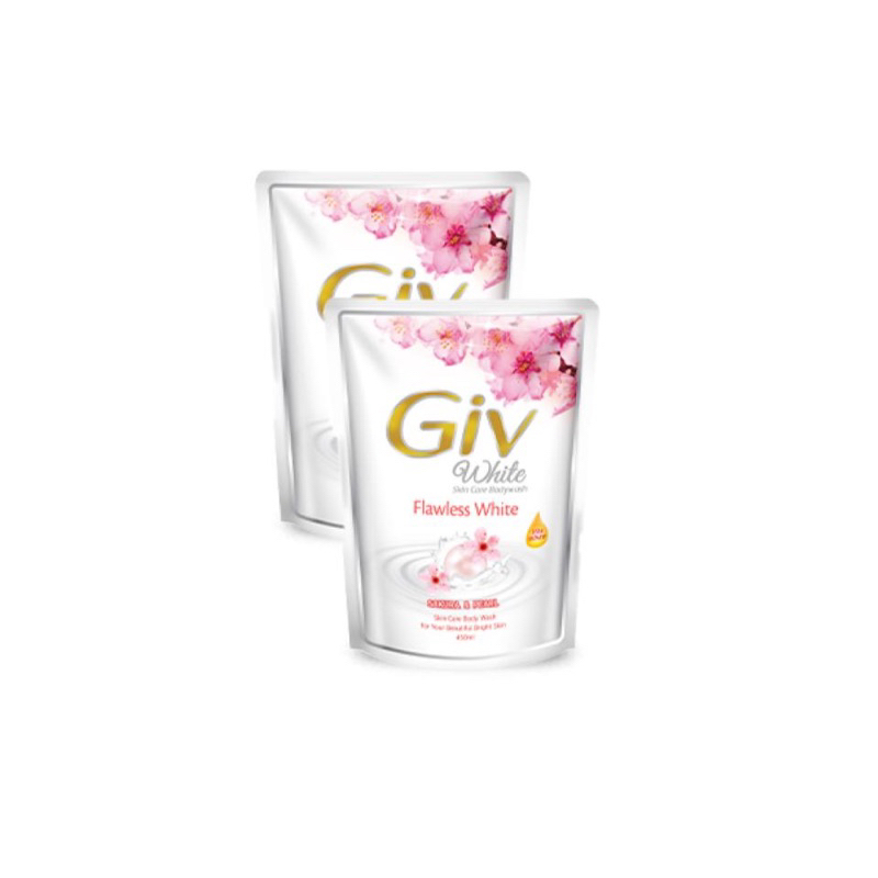 BODYWASH GIV WHITE SAKURA POUCH 400ML