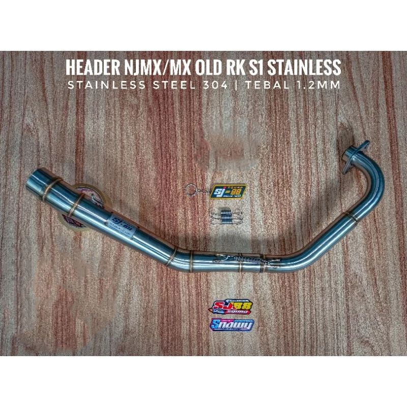 Header SJ88 RK S1 – NJMX & MX Old – Stainless / Violet / Bluemoon