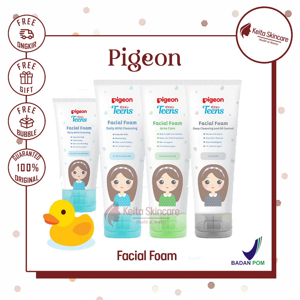 PIGEON Teens Facial Foam | Sabun Muka Pigeon