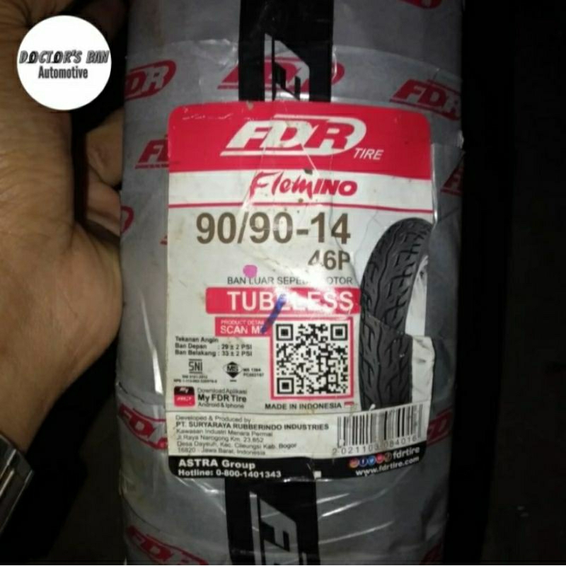 FDR FLEMINO 90/90-14 TUBELESS